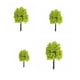 thumbnail image 2 of Ounissouiy 20 piezas modelo árbol casa decoración aula decoración plástico calle plástico planta dulce regalo Artificial miniatura 5cm Decoración 5cm Ounissouiy HA064223-01, 2 of 6
