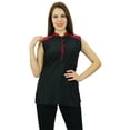 thumbnail image 1 of Phagun Kurti Courte Sans Manches en Coton Décontractée pour Femmes, 1 of 6