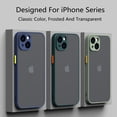 thumbnail image 2 of Funda de teléfono transparente mate de lujo para iPhone 14 13 12 11 Pro Xs Max XR X 6 7 8 Plus SE Mini funda trasera de silicona transparente para PC Tan Jianjun unisex, 2 of 2