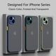 thumbnail image 2 of Funda de teléfono transparente mate de lujo para iPhone 14 13 12 11 Pro Xs Max XR X 6 7 8 Plus SE Mini funda trasera de silicona transparente para PC Tan Jianjun unisex, 2 of 2