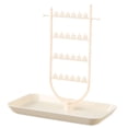 thumbnail image 4 of Raindrops  Necklace Holder Stand Bracelet Holders Earring Mounted Beige, 4 of 8