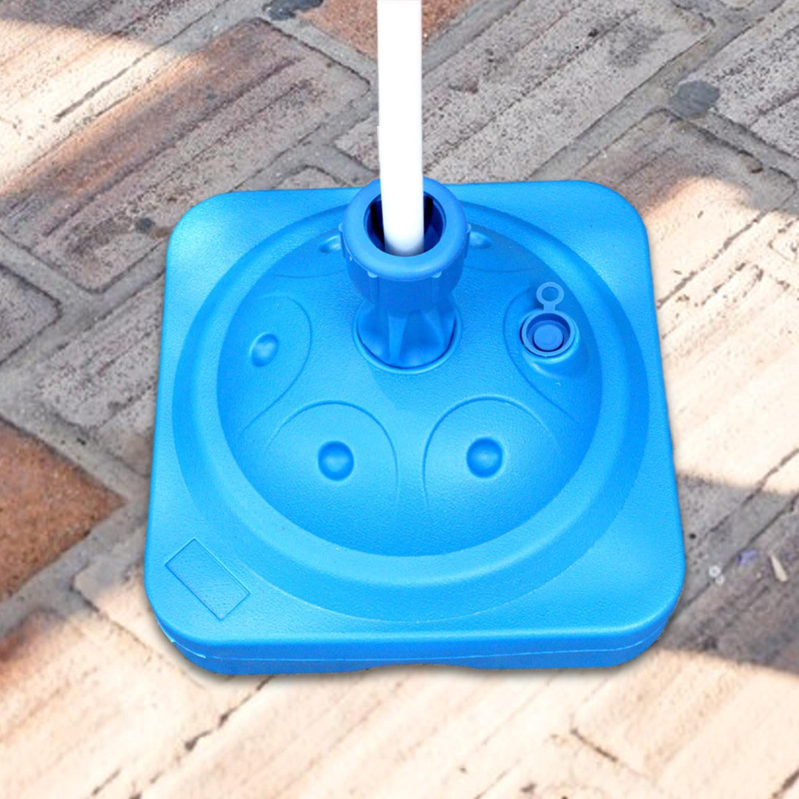 YWMJZEU Parasol Stand Patio Umbrella Stand Multifunctional Umbrella Holder Water or Sand Blue
