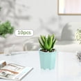 thumbnail image 4 of 10 macetas resistentes y decorativas para el jardín, el alféizar de la ventana y el patio. Verde, 4 of 5
