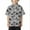 Grey, variant on Little Boys Beach Short Sleeve Shirt Coconut Tree Print Summer Vacation Button Shirt