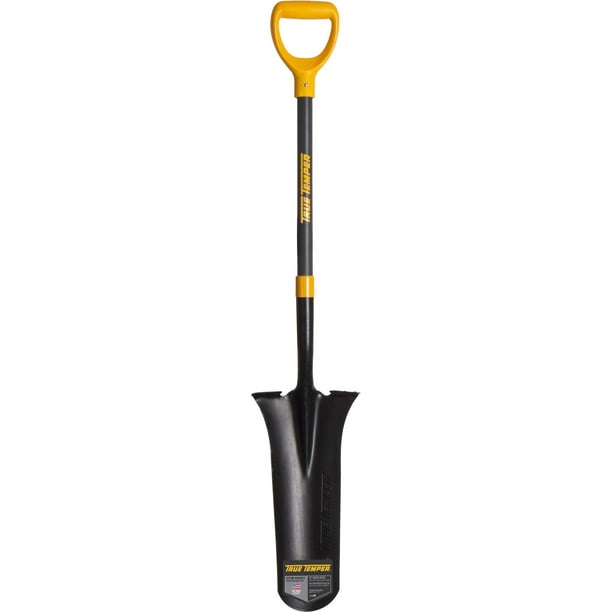 DRAIN SPADE WITH COMFORT STEP AND DGRIP ON FIBERGLASS HANDLE Walmart