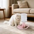 thumbnail image 6 of HomelyJoy Cat Water Blue Dispenser, Automatic Gravity Water Bowl for Cats and Small Dogs, Anti Tip Spill Proof Pet Feeder with Removable Tank, 1 pc, 6 of 8