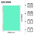 thumbnail image 3 of Spearmint Notebooks 1-subject Journal 60 Sheets A5 College Ruled Paper Detachable Ring 8.3"x5.7", 3 of 8