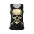 thumbnail image 5 of Goofa Gothic Winged Skull Printed Womens Workout Tops for Women Sleeveless Yoga Shirts Athletic Running Tank Tops Sleeveless Gym Clothes Workout Apparel-Small, 5 of 9