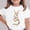 White, variant on Girls Bunny Graphic T-Shirt Beige Vintage Rabbit with Pink Ribbon Cute Soft Tee for Easter Spring Everyday,Size 4-5T