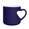 thumbnail image 4 of Taza cerámica cambiante de color en forma de corazón 11oz – Corazones negros mate a rojos, asa romántica para corazones, revelador de calor, regalo duradero de diseñador para parejas, sorpresa de, 4 of 7