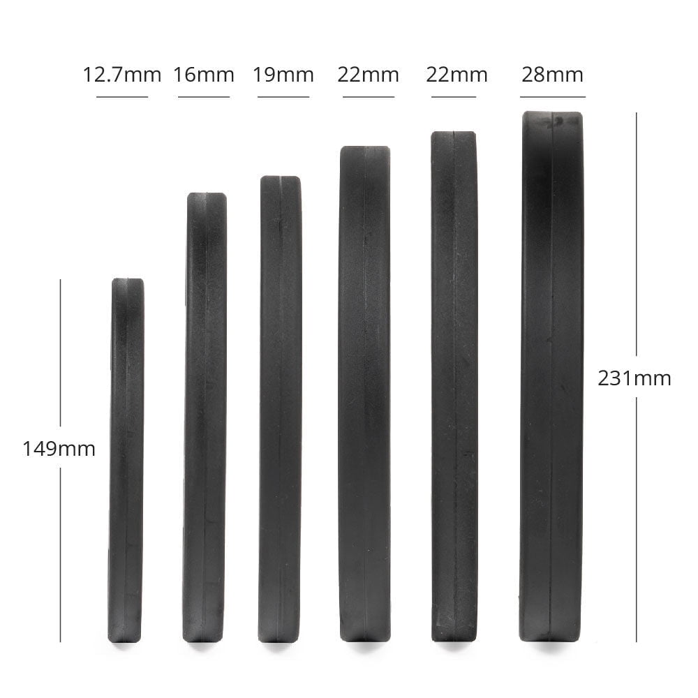Titan Fitness 25 KG Set Black Change Fractional Weight Plates, Rubber Coated Steel Bumper Plates, Fit Olympic Sized Barbells For Strength Training and Weightlifting