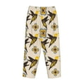 thumbnail image 7 of Fotbe Yellow Flowers Hummingbird Women's Pajama Pants,Sleepwear Pants,Pj Bottoms Drawstring And Pockets-Small, 7 of 7