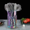 thumbnail image 4 of Just Houseware 38 Pcs Silicone Kitchen Cooking Utensil Setwith Utensil Rack, Food Grade Silicone Spatula Set, Non-stick Heat Resistant Silicone Cookware with Strong Stainless Steel Handle(Rainbow), 4 of 9