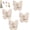 White -4 PCS, variant on Butterfly Rotating Self Adhesive Hooks, Butterfly Clasp Bathroom Corner Hook with 3-Hook 270° Swivel, Wall Mount Storage Hooks, No Drill Wall Mount Storage Hook for Home Kitchen (White -4 PCS)
