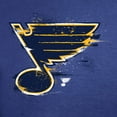 thumbnail image 3 of Men's Royal St. Louis Blues Splatter Logo T-Shirt, 3 of 4