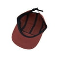 thumbnail image 5 of WITHMOONS Cotton Camp Cap Lightweight 5 Panel Flat Bill Trail Hat MU21389 (Red), 5 of 5