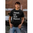 thumbnail image 4 of Lie Golf Repeat Plus Size Crewneck Graphic Tee Shirt Brisco Brands 2X, 4 of 5