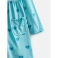 thumbnail image 3 of Wonder Nation Baby and Toddler Girls' Play Dress with Long Sleeves, Sizes 0M-5T, 3 of 3