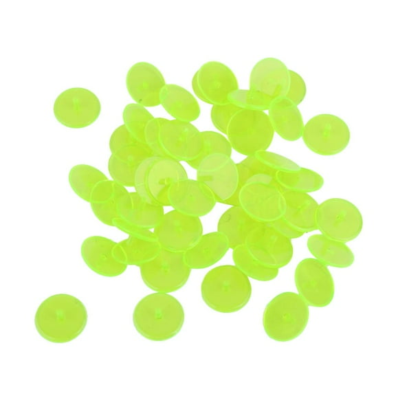 50Pcs Round Transparent Golf Ball Markers -