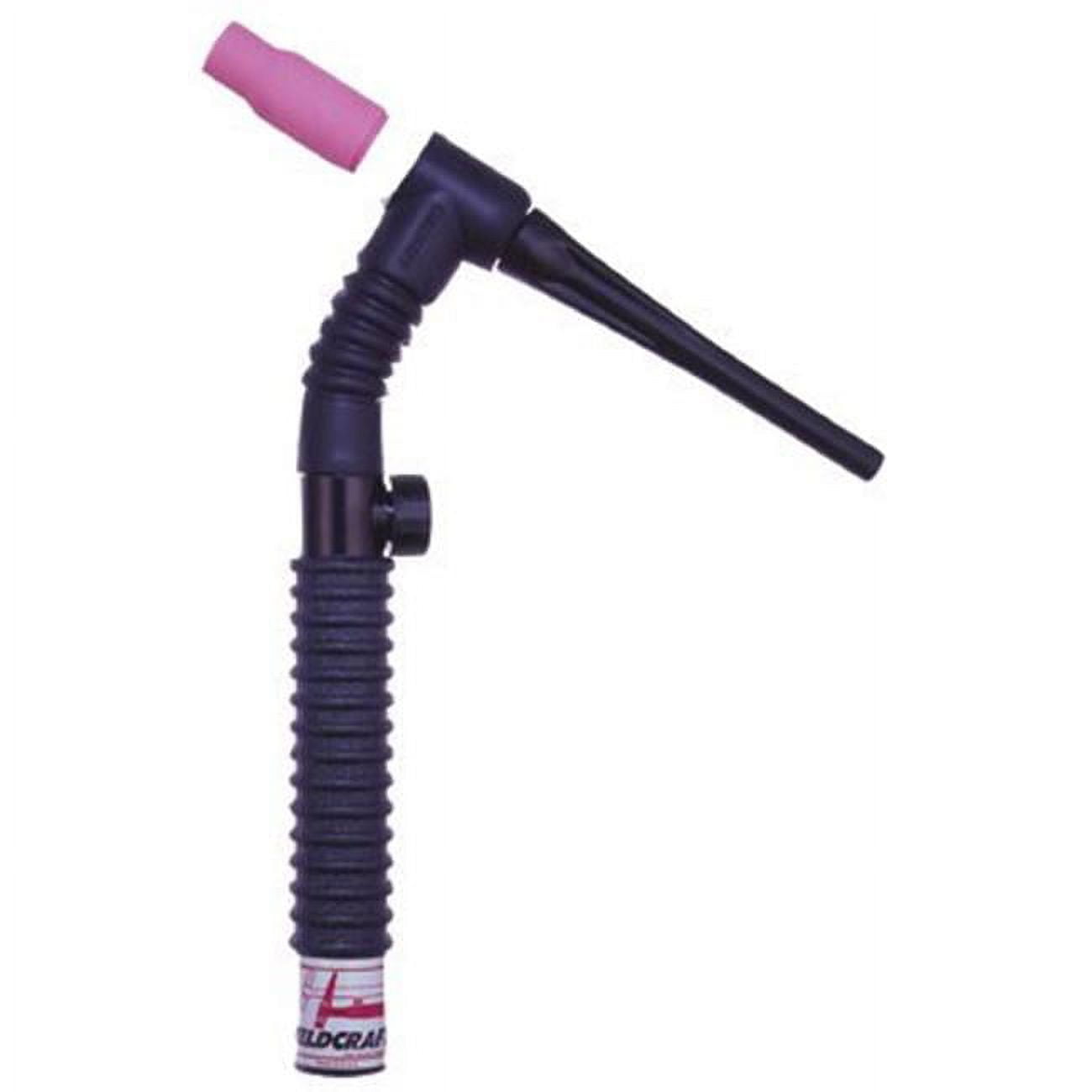 Weldcraft WP-20-25-R Water Cooled TIG Torch Kit - 25' Rubber Cable, Angled Head