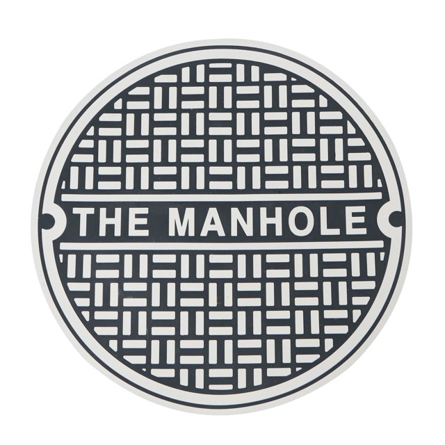 Cubierta para inodoro BigMouth Inc The Manhole, broma de goma