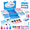 Blue, variant on LXUNLN 66PCS Kids Makeup Kit for Girls, Washable Makeup Set, Girls Toys Ages 3-12(Rose Red & Black)
