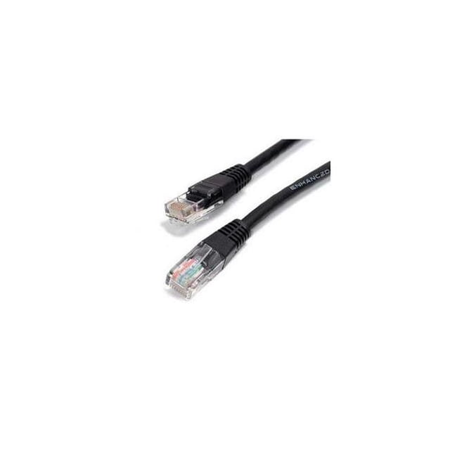 7 ft. Black Molded Cat6 ETL Verified UTP Patch Cable