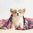 thumbnail image 4 of Lsque Sanrio Pattern Waterproof Throw Blanket Pet Blanket for Dogs & Indoor Cats, Washable - Shaggy Plush Calming Long Faux Fur & Velvet Dog Blanket -, 4 of 8