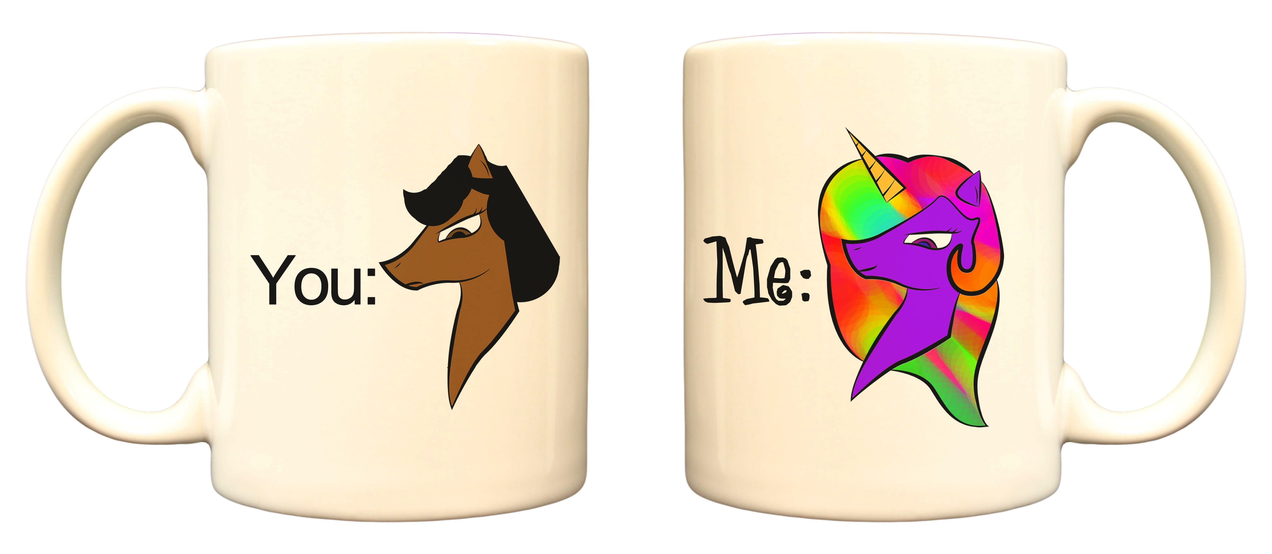 Funny gift cup Childcare worker daycare rainbow Unicorn pole dancing coffee mug