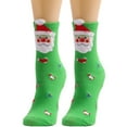 thumbnail image 2 of JeashCHAT Women Cute Christmas Vintage Printing Thicker Socks Long Sock Comfortable Socks, 2 of 4