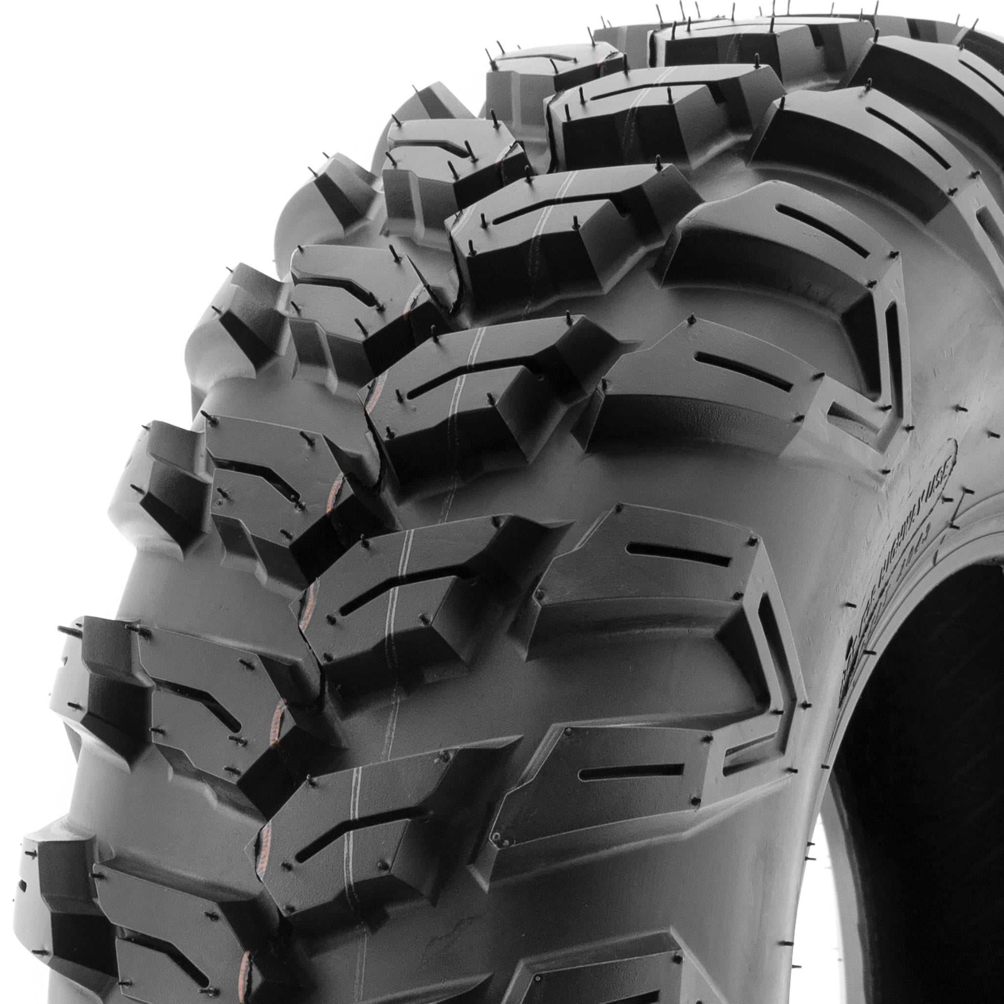 Set of 4 SunF Radial Race Replacement ALL TERRAIN ATV UTV 6 Ply Tires 25x8R12 25x8x12 Tubeless A043, 
