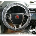 thumbnail image 4 of 100pcs/Set Universal Disposable Plastic Steering Wheel Cover, 4 of 6