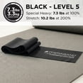 thumbnail image 4 of THERABAND Professional Latex Band, Black, Special Heavy, 6 Ft, Level 6, Resistance 7.3 lbs, 4 of 9
