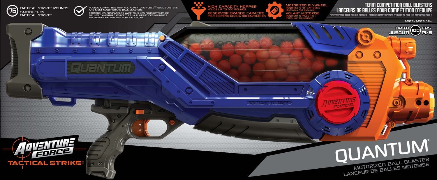 Adventure Force Tactical Strike Quantum Motorized Ball Blaster