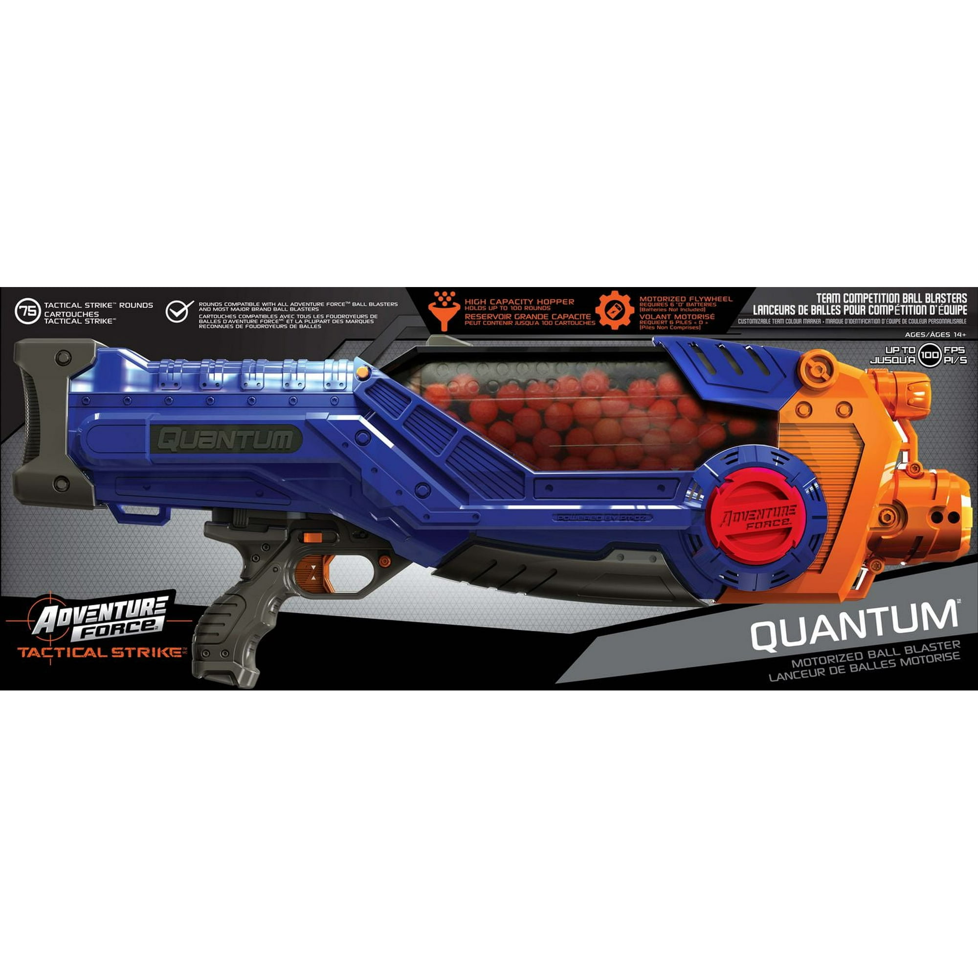 Adventure Force Tactical Strike Quantum Motorized Ball Blaster