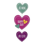 5X15 INCH HANGING VALENTINE CONVERSATION HEARTS DANGLER