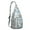 Grey, variant on Boho Seahorse Hiking Backpack – Tropical Coastal Sling Daypack with Watercolor Marine Life Design, Lightweight Waterproof Travel Bag for Beach, Hiking, and Outdoor Adventures