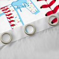 thumbnail image 4 of Manfei Sport Baseball Black Out Curtains,Initial T Curtains Pack of 2 (42x63 Each), 4 of 6