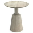 thumbnail image 4 of Simpli Home Finchley 18 inch Wide Solid Mango Wood Contemporary Side Table in White Wash, 4 of 7