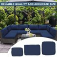 thumbnail image 4 of Olurrisa 14-Piece Outdoor Sectional Cushion Set, Navy Blue Deep Seat Polyester with Removable Covers for Patio Furniture, 4 of 9