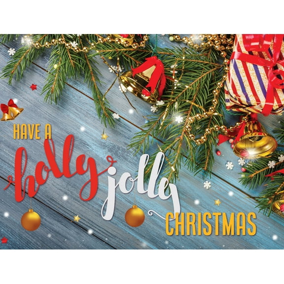 Have a Holly Jolly Christmas Holiday Cards - 12 Cards with Envelopes - Christmas