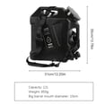 thumbnail image 2 of Yucurem 3.2 Gallon Camping Water Jug, Portable Water Containers with Spigot, Leak-Proof Emergency Water Storage for Outdoor Camping Hiking (Black), 2 of 8