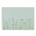thumbnail image 1 of Green Flower Cutting Board, Grass Pattern Nature Illustration Wildlife Scene Rustic Lifestyle Elements, Decorative Tempered Glass Cutting and Serving Board, Small Size, Multicolor, by Ambesonne, 1 of 1
