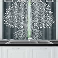 thumbnail image 2 of MKHERT Beautiful Tree Window Curtain Kitchen Curtains Window Treatments 26x39 inch,Set of 2, 2 of 3