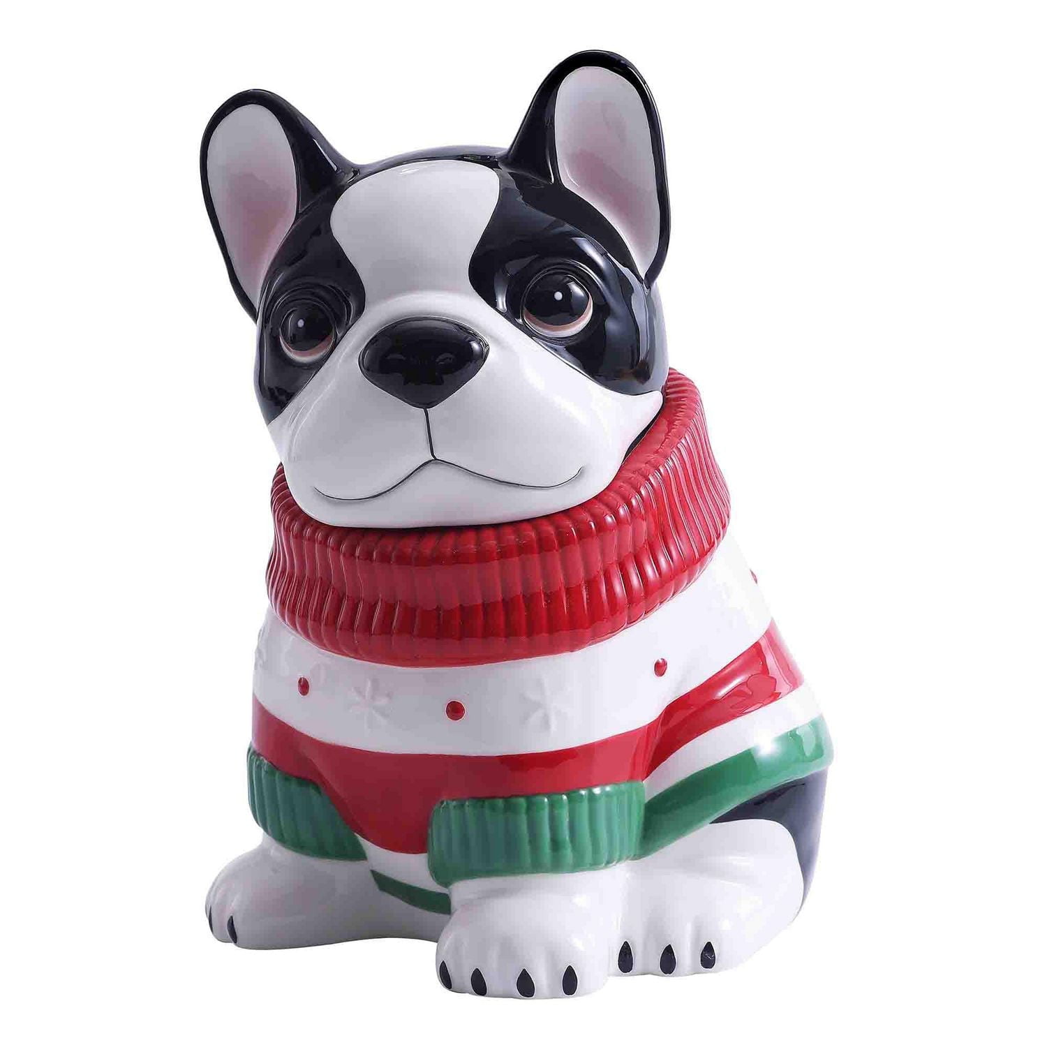 Holiday Time Dog Cookie Jar