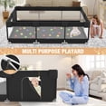 thumbnail image 3 of Babyeap Large Baby Playpen with Mat,71"x50"Playpen for Babies and Toddlers,Baby Play Yard Baby Fence Play Area Indoor Outdoor,Black, 3 of 7