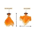 thumbnail image 2 of S/3 Halloween Ghost Scary Hanging Decor Skull Pumpkin Clown Small Indoor Outdoor 15", 2 of 7