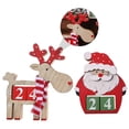 thumbnail image 2 of DiMaddie 1 Set 2 Pcs Decorative Christmas Wooden Calendars Creative Wooden Adornments, 2 of 6