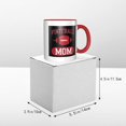 thumbnail image 2 of Bonita taza de café y té con la frase "Mamá del fútbol": tazas de cerámica para mujeres y hombres, 2 of 5