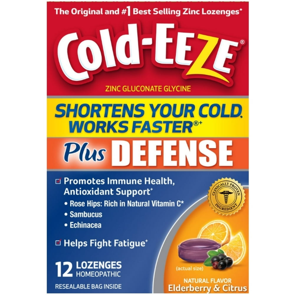 ColdEeze Plus Defense ColdShortening Lozenges, 12 ea (Pack of 2